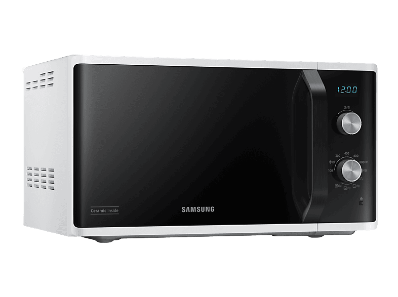 Microondas libre instalación - Samsung MG23K3614AW/EG, 800 W, 23 l, Blanco