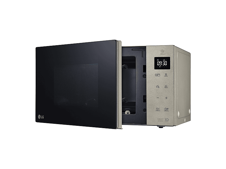 Microondas libre instalación - LG MH6535NBS, 1,150 W, 3 potencia, 25 l, Inox
