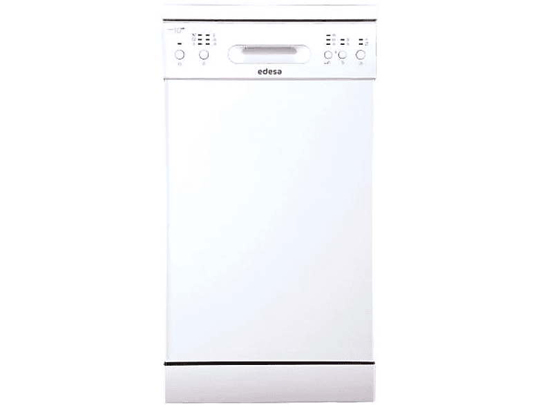 Lavavajillas libre instalación 45 cm - Edesa EDW-4610 WH, 10 servicios, 6 programas, 44,8 cm, Inox
