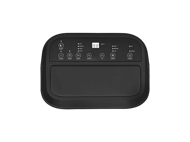 Aire acondicionado portátil - Glaziar S40 Wi-Fi, 12000 fg/h, 38 m², Negro