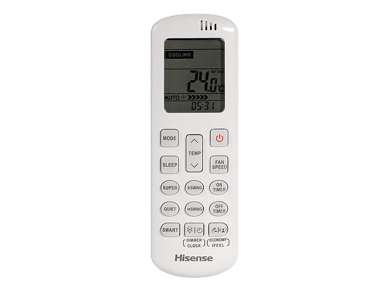 Split 1x1 - Hisense TQ25XE0BG, Función Inverter, Blanco