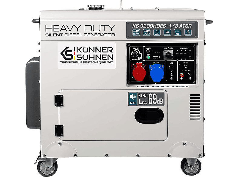 Generador de energía - Könner & Söhnen KS 9200HDES-1/3 ATSR