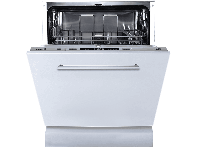 Lavavajillas integrable 60 cm - Cata LVI 62012, 14 servicios, 8 programas, 59,8 cm, GRIS INOX