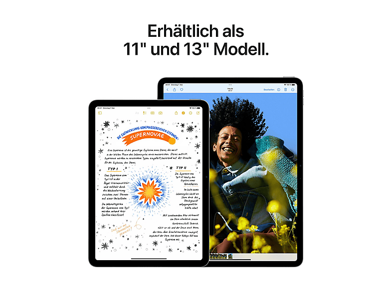 Tablet - Apple iPad Air, 128 GB, Beige, 13 " Retina, 8 GB RAM, Apple M, M2, Tablet iPadOS