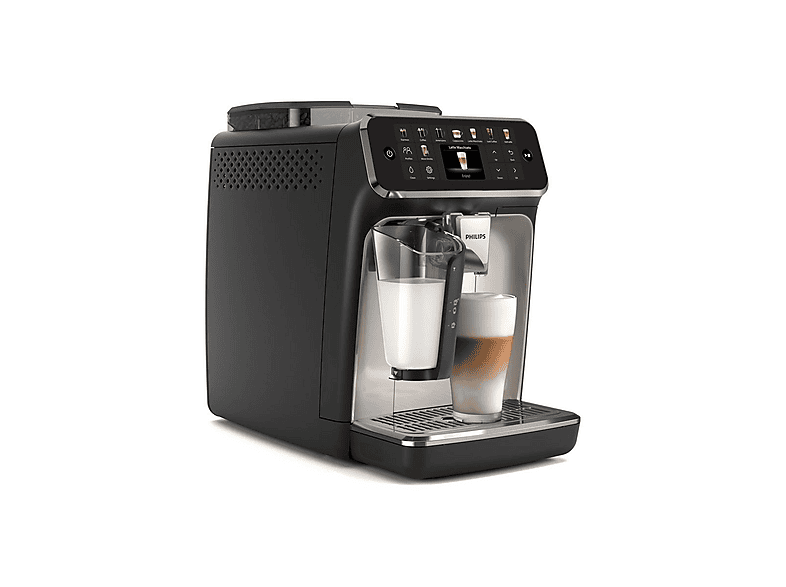 Máquina espresso - Philips 5500 series EP5547/90, 15 bar, 1500 W, 0,26 l, 2 tazas, Gris