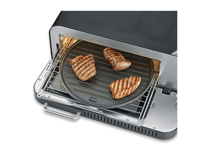 Horno de pizza - Severin PG 8575, 2000 W, 18 l, Negro