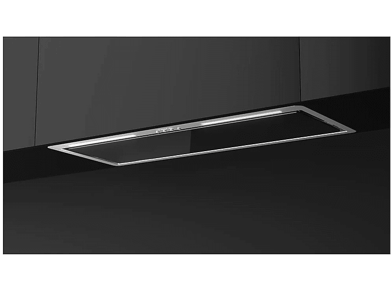 Campana convencional - Teka GFL 77651 CRISTAL NEGRO, 3 velocidades, 425 m³/h, 712 mm, Inox