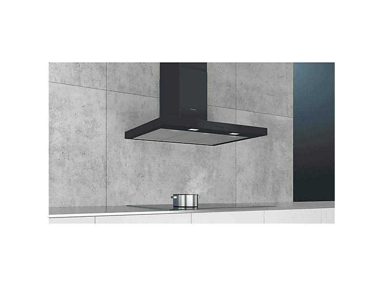 Campana decorativa - Siemens AKLBB1777535916, 3 velocidades, 619 m³/h, 900 mm, Inox