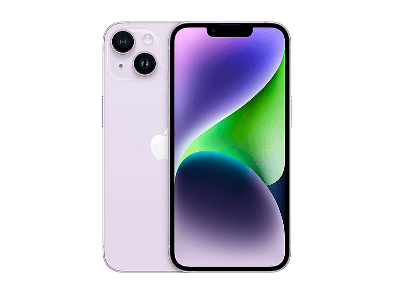 Smartphone - Apple iPhone 14, Morado, Móvil iOS, 128 GB, 6 GB RAM, 6,1 " Super Retina XDR, Chip A15 Bionic, 3279 mAh