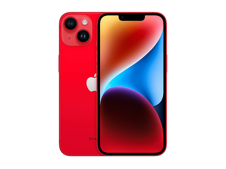Smartphone - Apple iPhone 14, Rojo, Móvil iOS, 128 GB, 6 GB RAM, 6,1 " Super Retina XDR, Chip A15 Bionic, 3279 mAh