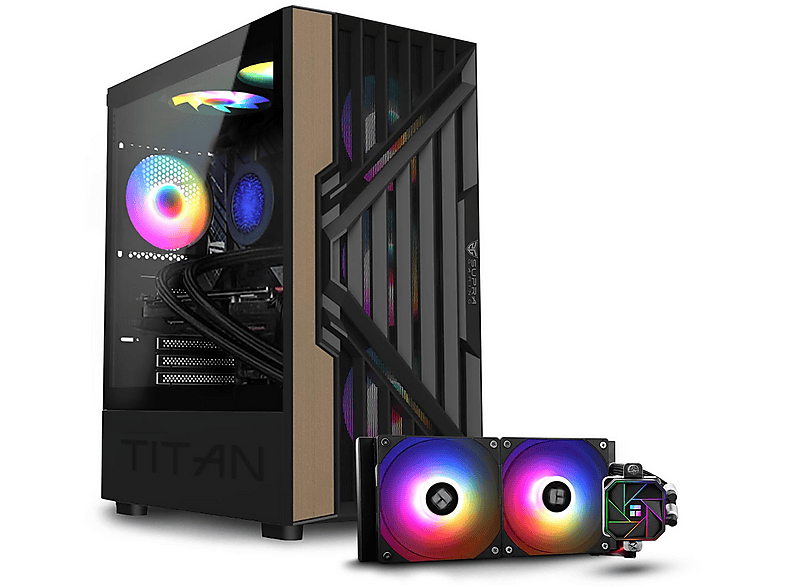 Pc Gaming - PC Racing INTEL I7 ORDENADOR SOBREMESA, Intel® Core™ i7 12700F, 32 GB RAM, 2 TB SSD, GeForce RTX™ 5070, Windows 11 Pro, Negro