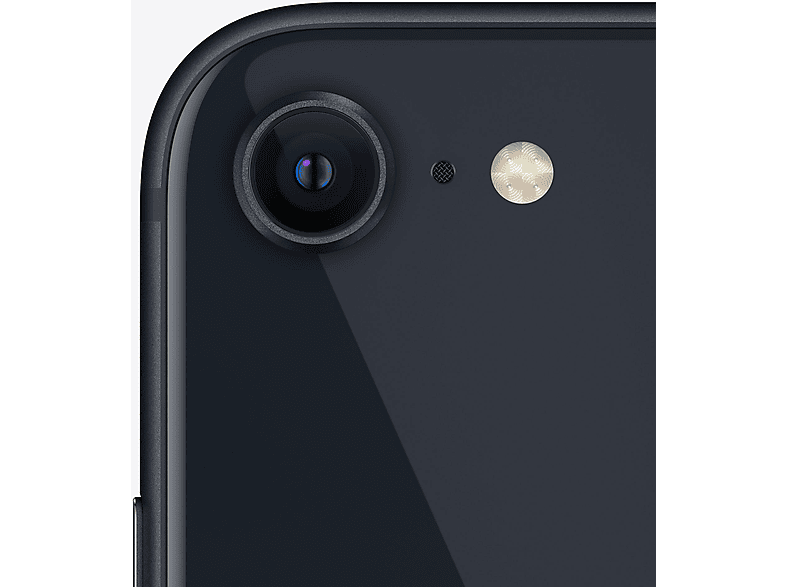 Smartphone - Apple iPhone SE, Negro, Móvil iOS, 64 GB, 4 GB RAM, 4,7 " IPS, Anti-huellas, Chip A15 Bionic, 2018 mAh
