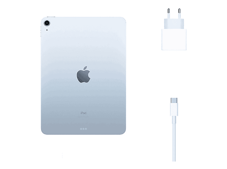 Tablet - Apple iPad Air, 64 GB, Azul, 10,9 " UHD 4K, 4 GB RAM, Apple, A14, Tablet iPadOS