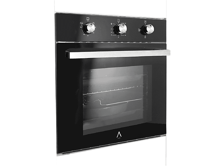 Horno multifunción - Alpha NEPTUNO ELITE GAS, 62 l, 60 cm, Negro