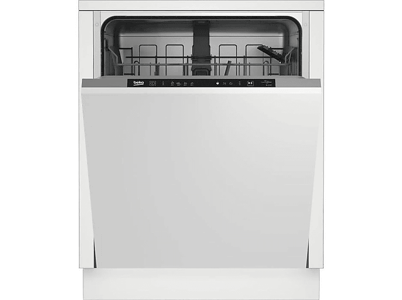 Lavavajillas integrable 60 cm - Beko 7617503977, 13 servicios, 4 programas, 598 mm, Inox