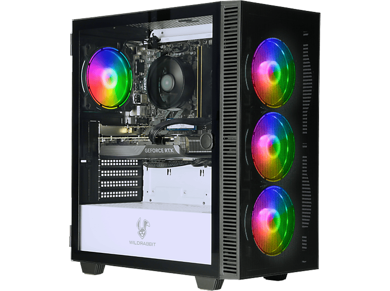 PC Gaming - Ankermann-PC Ryzen V3, AMD Ryzen 7 8700F, 16 GB RAM, 1 TB SSD, GeForce RTX™ 5070, Windows 11 Pro, negro