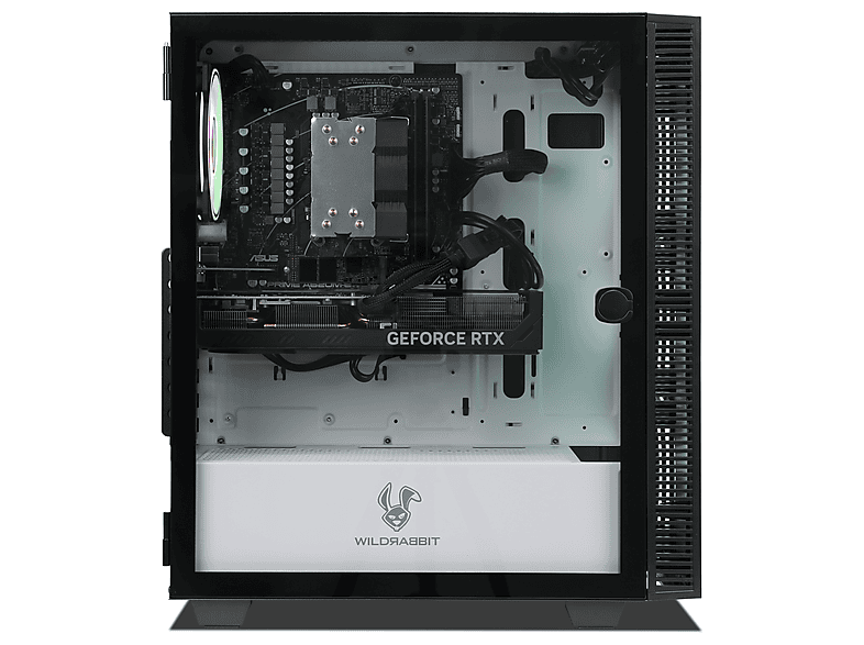 PC Gaming - Ankermann-PC Ryzen V3, AMD Ryzen 7 8700F, 16 GB RAM, 1 TB SSD, GeForce RTX™ 5070, Windows 11 Pro, negro