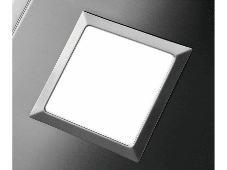 Campana decorativa - AEG Serie 9000 SilenceTech DVE5671HG, 3 velocidades, 400 m³/h, 600 mm, Negro e INOX