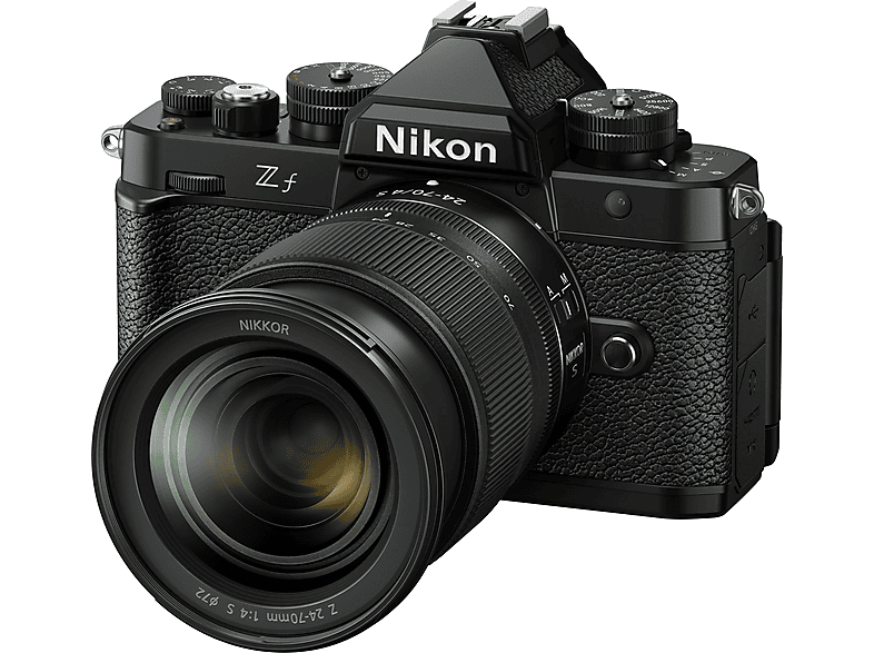 Pack Cámara EVIL - Nikon Z f, 25,28 megapixel, CMOS-Backlight, 3840 x 2160 (4K Ultra HD), Black
