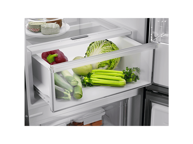 Frigorífico combi - AEG ORC6N321DW, No Frost, Altura 1870 mm, Capacidad 328 l, Blanco Polar