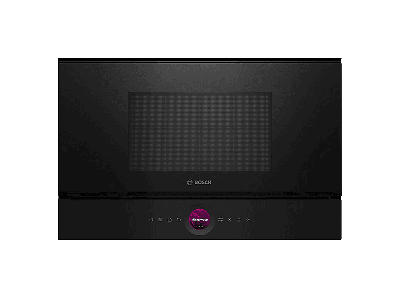 Microondas integrable - Bosch BFR7221B1, 900 W, 5 niveles potencia, 21 l