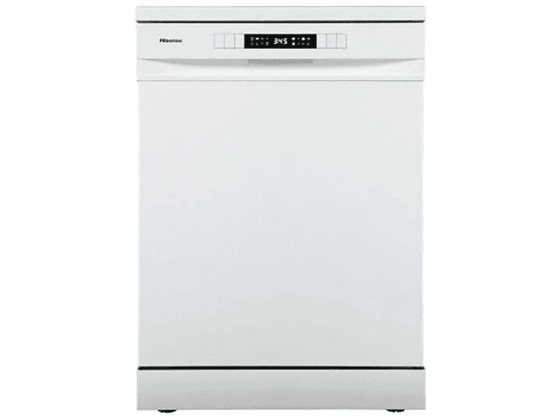 Lavavajillas libre instalación 60 cm - Hisense HS622E10W, 13 servicios, 7 programas, 598 mm, Blanco