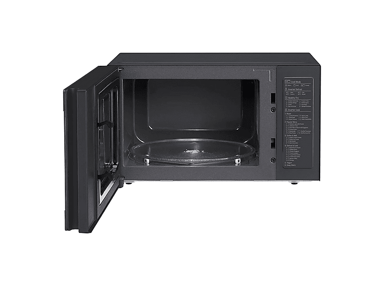 Microondas - LG MH6565CPW, 25 l, Negro