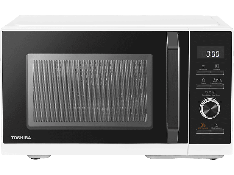 Microondas - Toshiba MW3-SAC23SF, 5 potencia, 23 l, Blanco