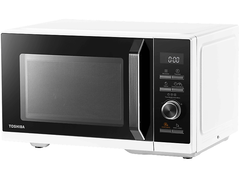 Microondas - Toshiba MW3-SAC23SF, 5 potencia, 23 l, Blanco