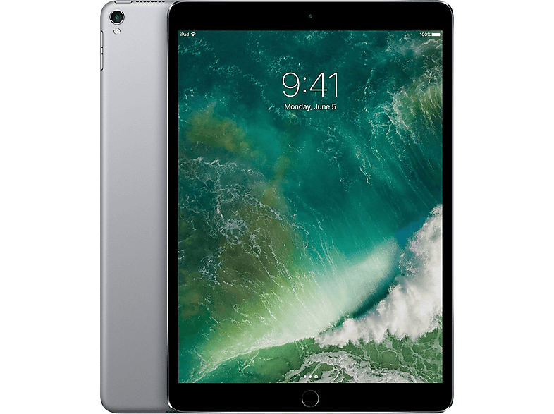 Tablet - Apple iPad Pro 10.5 (2017) Wi-Fi, 64 GB, Negro, 4 GB RAM, Apple A10X Fusion, Tablet iOS