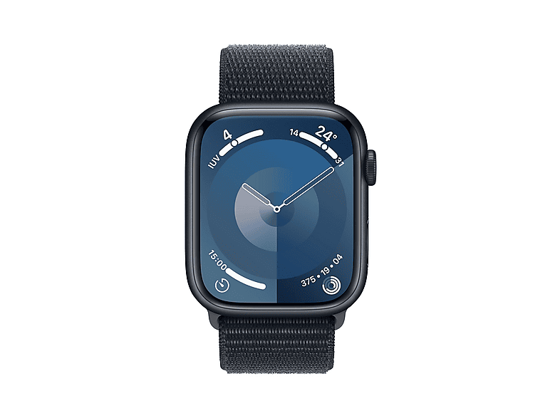 Smartwatch - Apple 1561464 A.WATCH S9 45 MI AL MI SL CEL-YPT, Talla única, Aluminio, Medianoche