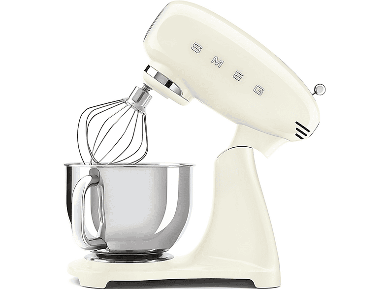 Robot de cocina - Smeg SMF03CREU CREMA, 800 W, 4,8 l
