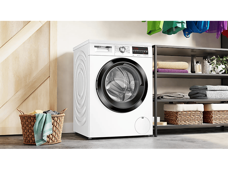 Lavadora carga frontal - Bosch WUU28T68ES, 9 kg, Blanco