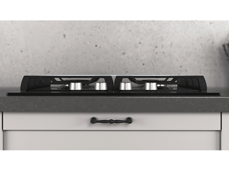 Placa de gas - Samsung NA64H3010AK, 4 zonas, 60 cm, Negro