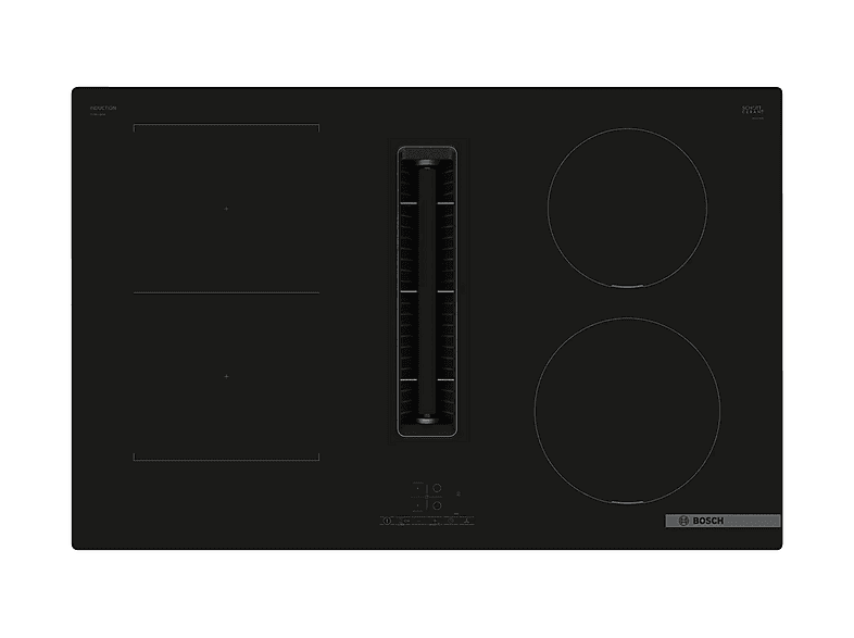 Placa de inducción - Bosch PVS811B16E, 4 zona(s) zonas, 802 mm, Black