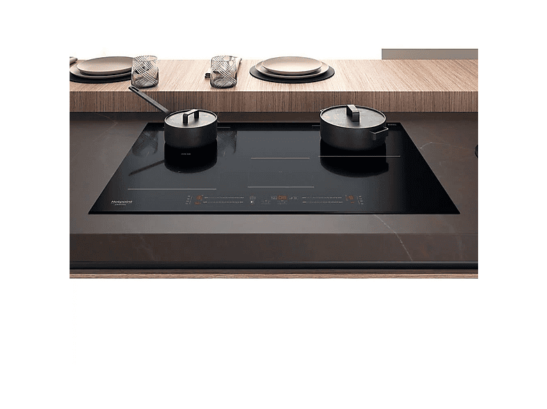 Placa de inducción - Hotpoint 869991583100, 4 zona(s) zonas, 770 mm, Black