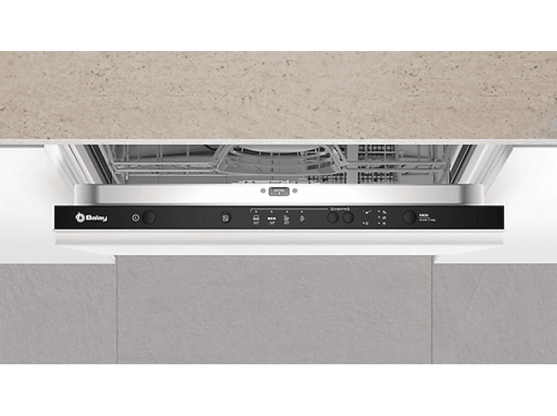 Lavavajillas integrable 60 cm - Balay 3VF304NP, 12 servicios, 4 programas, 598 mm, Panelable