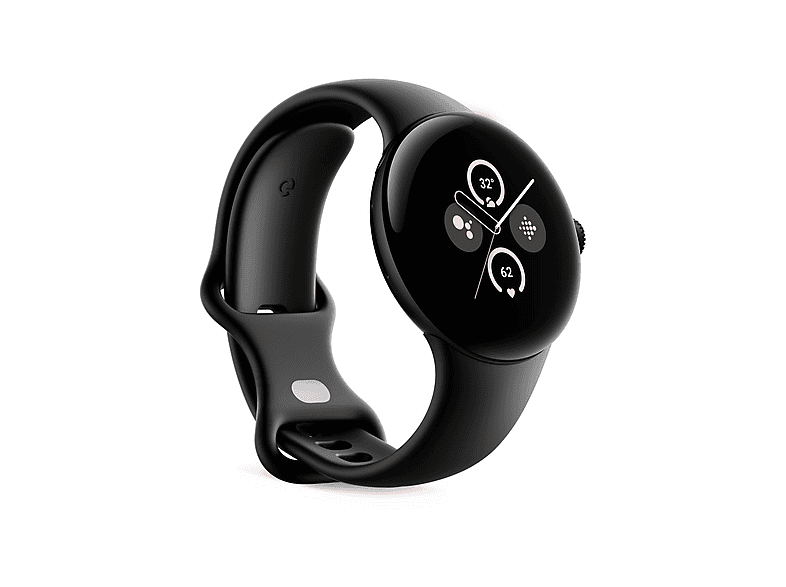 Smartwatch - Google Pixel Watch 2, S/L, Aluminio, Negro