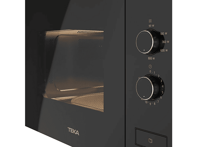 Microondas integrable - Teka ML 820 FI BK, 1,250 W, 0 niveles potencia, 20 l, Inox
