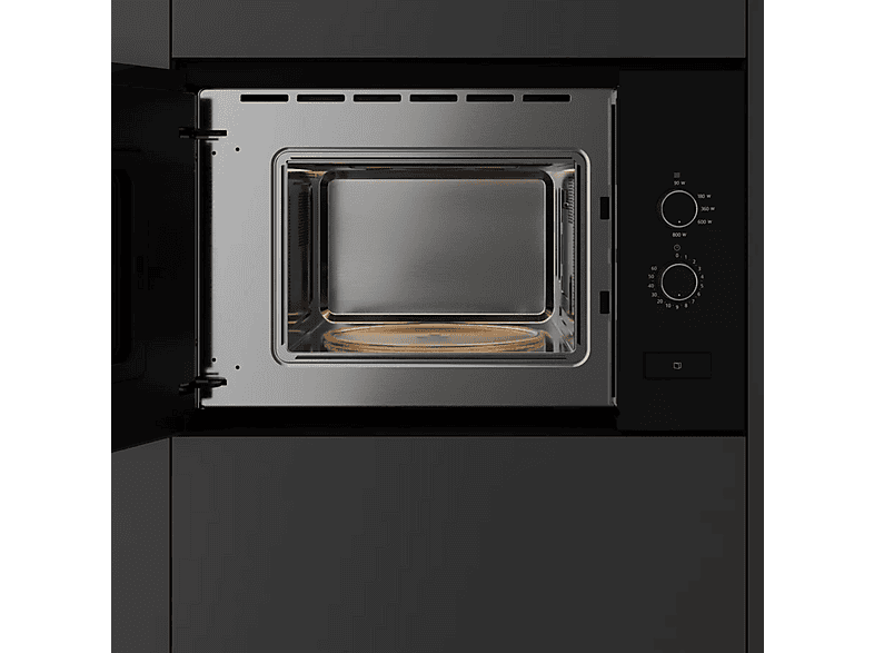 Microondas integrable - Teka ML 820 FI BK, 1,250 W, 0 niveles potencia, 20 l, Inox