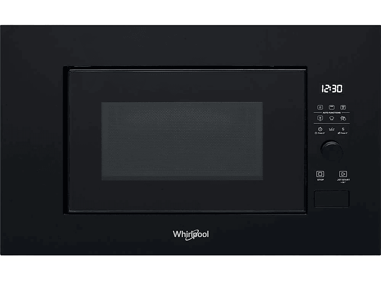 Microondas integrable - Whirlpool WMF200G NB, 1200 W, 6 potencia, 20 l, Negro