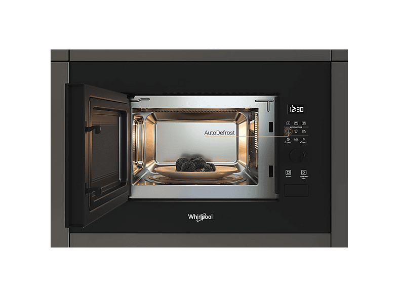 Microondas integrable - Whirlpool WMF200G NB, 1200 W, 6 potencia, 20 l, Negro