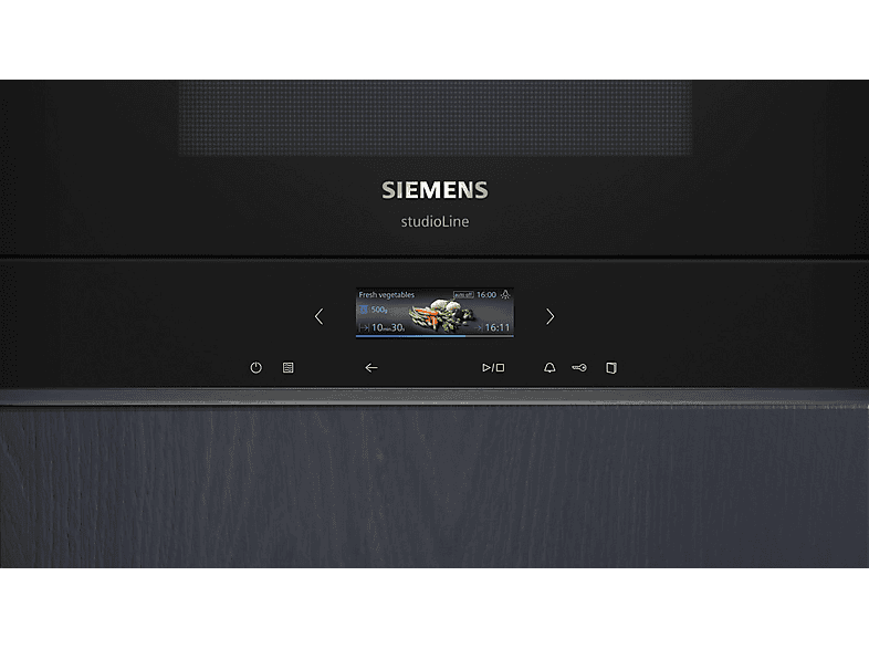 Microondas integrable - Siemens BF722R1B1, 900 W, 5 potencia, 21 l