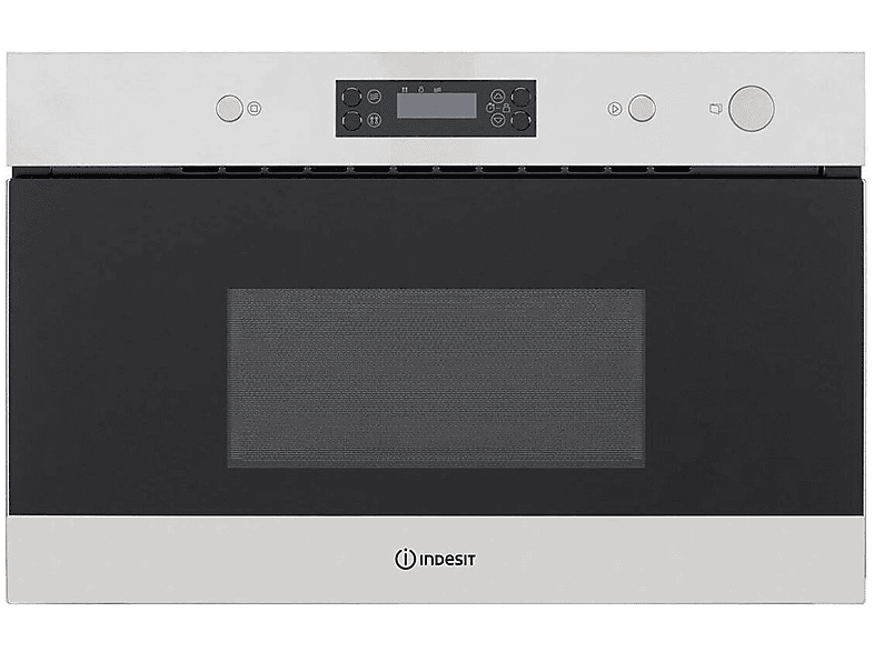 Microondas - Indesit MWI 6211 IX, 1300 W, 4 potencia, 22 l, Grey