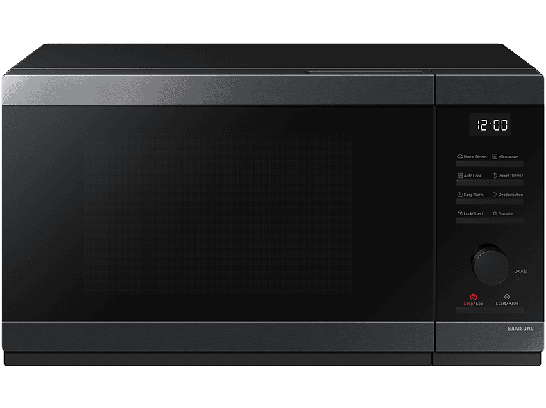 Microondas libre instalación - Samsung MS32DG4504AGE, 1000 W, 7 potencia, 32 l, Negro, Acero inoxidable