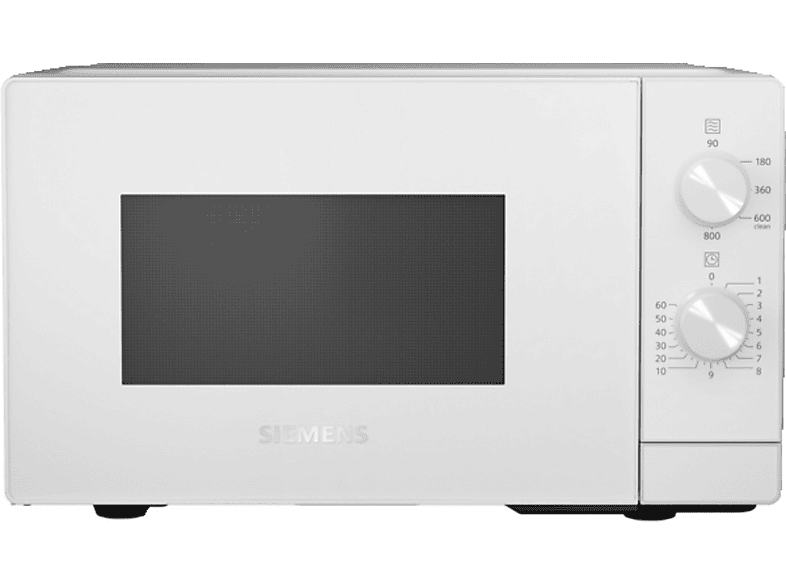 Microondas libre instalación - Siemens FF020LMW0, 800 W, 5 potencia, Blanco
