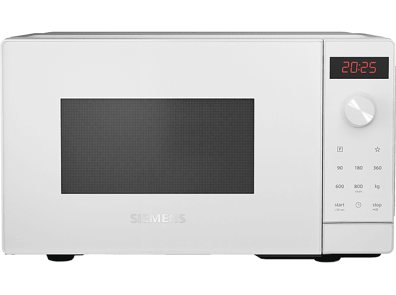 Microondas libre instalación - Siemens FF023LMW0, 800 W, 5 potencia, 20 l, Blanco