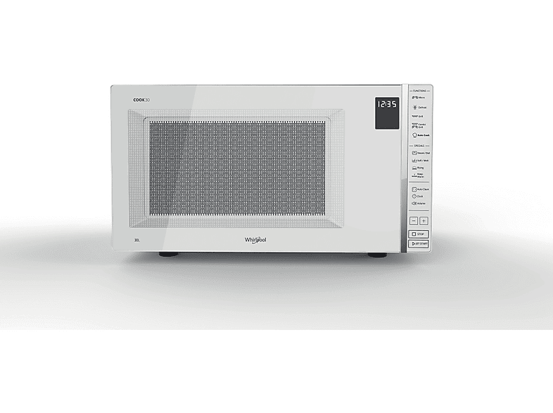 Microondas libre instalación - Whirlpool 213422277, 900 W, 7 potencia, 30 l, Blanco