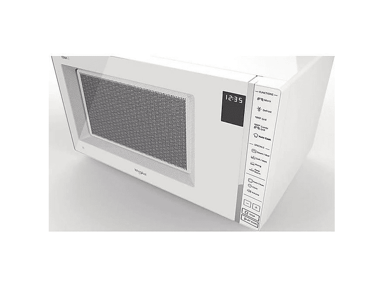 Microondas libre instalación - Whirlpool 213422277, 900 W, 7 potencia, 30 l, Blanco