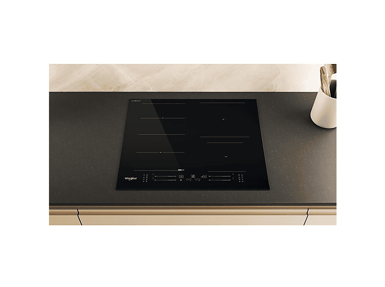 Placa de inducción - Whirlpool WF S5060 CPBF, 4 zona(s) zonas, 590 mm, Black